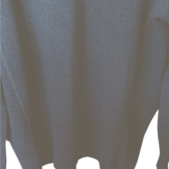 Eddie Bauer Waffle Knit Crewneck Charcoal Grey 2XL - Picture 8 of 8